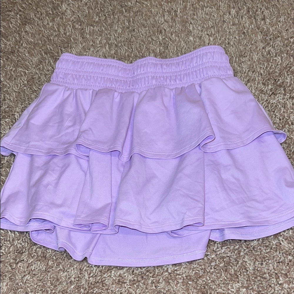 Lavender Ruffle Skirt